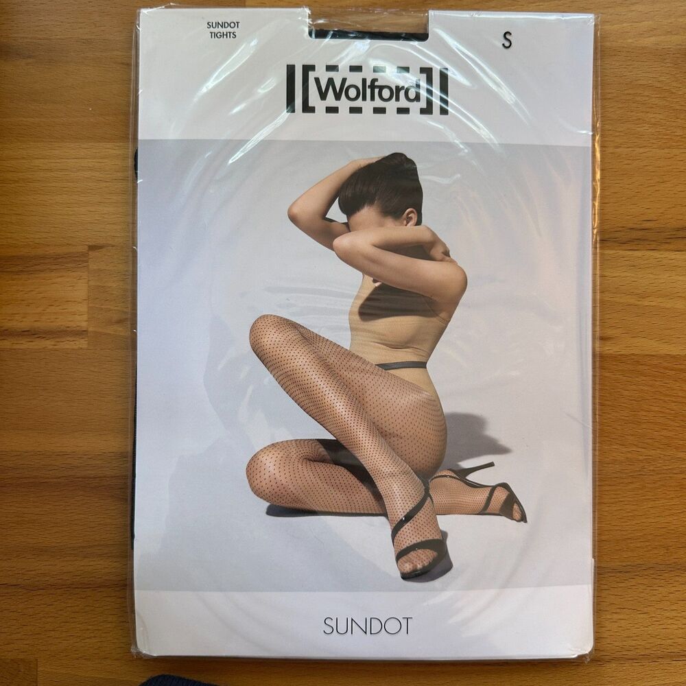 Wolford Sundot Tights in Black Size‎ S NWT